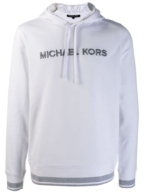 michael kors white hoodie|Michael Kors hoodie men.